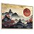 Quadro Decorativo Paisagem Oriental Japonesa Templo Japonês Por do Sol - Imagem 4
