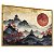 Quadro Decorativo Paisagem Oriental Japonesa Templo Japonês Por do Sol - Imagem 5