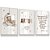 Quadro Infantil Personalizado Oração Ursinho Lua Nome Personalizado Kit 3 Quadros - Imagem 2