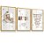 Quadro Infantil Personalizado Oração Ursinho Lua Nome Personalizado Kit 3 Quadros - Imagem 3