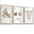 Quadro Infantil Personalizado Oração Ursinho Lua Nome Personalizado Kit 3 Quadros - Imagem 1