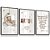 Quadro Infantil Personalizado Oração Ursinho Lua Nome Personalizado Kit 3 Quadros - Imagem 4