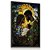 Quadro Decorativo Sagrada Família Negra Vitreo Cores Mosaico - Imagem 1
