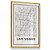 Quadro Decorativo Mapa Las Vegas Nevada Nome de Ruas Retangular - Imagem 4