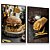 Quadro Decorativo Hamburguer Hamburgueria Lanche Batata Frita Kit 2 - Imagem 1