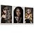 Quadro Cabelos Salão Beleza Cabeleireiro Profissão Cabelos Loira Morena Negra Kit 3 Quadros - Imagem 2