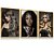 Quadro Cabelos Salão Beleza Cabeleireiro Profissão Cabelos Loira Morena Negra Kit 3 Quadros - Imagem 3