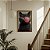 Quadro Decorativo Gatinho Cinza Gato Mascando Chiclete Cat Animais - Imagem 2