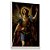 Quadro Decorativo Arcanjo Gabriel Religião Oração Anjo - Imagem 2