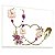 Quadro Decorativo Estetoscópio Flores Rosas Medicina Consultório Clínica - Imagem 3