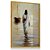 Quadro Decorativo Jesus Caminhando Sobre Água Pintura Tons Claros Barco - Imagem 2
