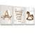 Quadro Infantil Oração Santo Anjo Nome Personalizado Cavalinho Balanço Kit 3 Quadros - Imagem 3