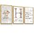 Quadro Decorativo Nome Personalizado Salmos Ovelinha Rosa Estrelas Kit 3 Quadros - Imagem 3