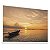 Quadro Decorativo Barco Praia Mar Oceano Por do Sol Natureza - Imagem 3