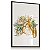 Quadro Decorativo Anatomia Pulmão Tons Flores Verdes Medicina Clínica Descricão em Inglês - Imagem 1