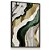 Quadro Decorativo Abstrato Moderno Tons Verde Dourado Branco Líquido - Imagem 4