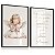 Quadro Decorativo Infantil Anjinha Frase Santo Anjo do Senhor Kit 2 - Imagem 3
