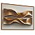 Quadro Decorativo Abstrato Gold Tons Dourado Curvas Linhas Ondas - Imagem 5
