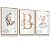 Quadro Decorativo Infantil Ursinho Azul Lua Nuvens Pescando Estrelas  kit 3 - Imagem 3