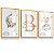 Quadro Decorativo Infantil Ursinho Azul Lua Nuvens Pescando Estrelas  kit 3 - Imagem 2