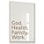 Quadro Decorativo Frase God Deus Família Saúde Trabalho Motivação - Imagem 2