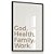 Quadro Decorativo Frase God Deus Família Saúde Trabalho Motivação - Imagem 4