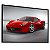 Quadro  Decorativo Carro Corrida Ferrari Vermelha 458 Itália - Imagem 1
