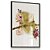 Quadro  Decorativo Nutrição Nutricionista Cintura Saúde Corpo Feminino Fita Métrica Flores Rosas - Imagem 4