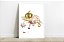 Quadro Decorativo Nutrição Nutricionista Maçã Saúde Corpo Feminino Fita Métrica Flores Rosas - Imagem 4