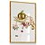 Quadro Decorativo Nutrição Nutricionista Maçã Saúde Corpo Feminino Fita Métrica Flores Rosas - Imagem 2