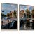 Quadro Decorativo Cidade de Amsterdã Holanda Amsterdam Ponto Turístico Ponte Rio Canal - Imagem 4