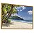 Quadro Decorativo Praia Ondas Coqueiro Mar Azul Natureza - Imagem 4