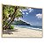 Quadro Decorativo Praia Ondas Coqueiro Mar Azul Natureza - Imagem 5
