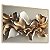 Quadro  Decorativo Abstrato Ondas Dourado Branco Arte - Imagem 4