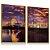 Quadro Decorativo Pier Santa Mônica Los Angeles Cidades Roda Gigante Praia Mar Por do Sol Kit 2 - Imagem 4