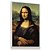 Quadro  Decorativo Mona Lisa  Leonardo da Vinci Museu do Louvre, em Paris Arte Pintura - Imagem 2