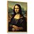 Quadro  Decorativo Mona Lisa  Leonardo da Vinci Museu do Louvre, em Paris Arte Pintura - Imagem 3