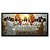 Quadro Decorativo Santa Ceia Última Ceia Religioso Apóstolos Oração 103x53 - Imagem 1