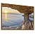Quadro Decorativo Paisagem Mar Caverna Pedras Pôr do Sol Napa Ilha Chipre - Imagem 1
