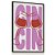 Quadro  Decorativo Drink Cheers Cin Cin Taça Vinho Vintage Gourmet - Imagem 5