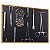 Quadro  Decorativo Estúdio Piercing Instrumentos Brincos Orelha Face - Imagem 4