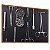 Quadro  Decorativo Estúdio Piercing Instrumentos Brincos Orelha Face - Imagem 5