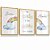Quadro Decorativo Infantil Nuvem Irmãos Frase Arco- Íris Kit 3 Quadros - Imagem 3