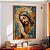 Quadro Decorativo Jesus Colorido Vitral Oração Fé Religioso - Imagem 5