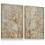Quadro Decorativo Flores Delicadas Tons Claros Natureza Kit 2 - Imagem 2