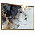 Quadro Decorativo Abstrato Mármore Rosto Líquido Traços Femininos - Imagem 3