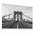Quadro Decorativo Ponte Brooklin Preto e Branco Nova York Manhattan Arquitetura Cidades - Imagem 6