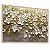 Quadro Decorativo Flores Branca Douradas Delicadas Galho Natureza - Imagem 5