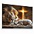 Quadro Decorativo Leão Ovelha Religioso Jesus Fé Religião - Imagem 5