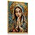 Quadro Decorativo Nossa Senhora Aparecida Fé Religião Colorido Vitral - Imagem 3